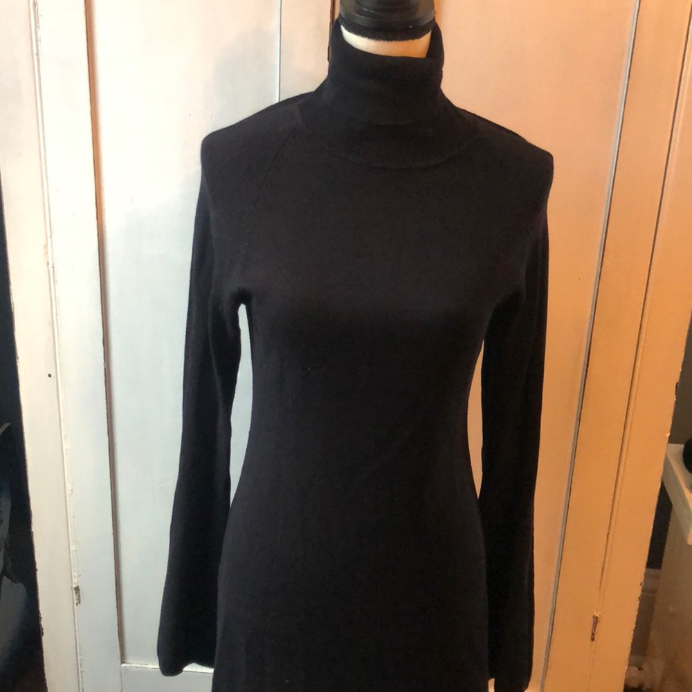 Black sweater dress